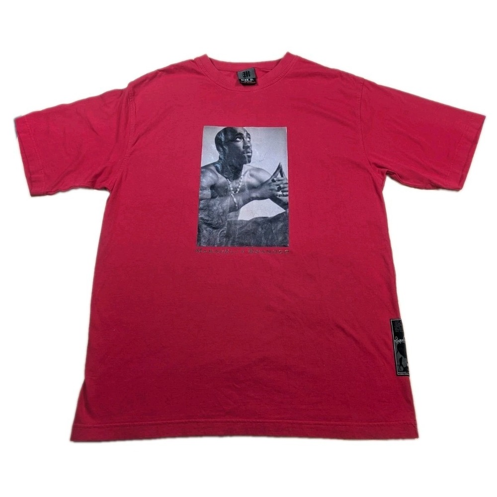 Vintage Y2K Tupac Shakur Makaveli Branded T-Shirt Size XL